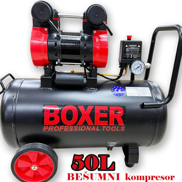 Boxer bešumni kompresor 50L - Mediteran Shop