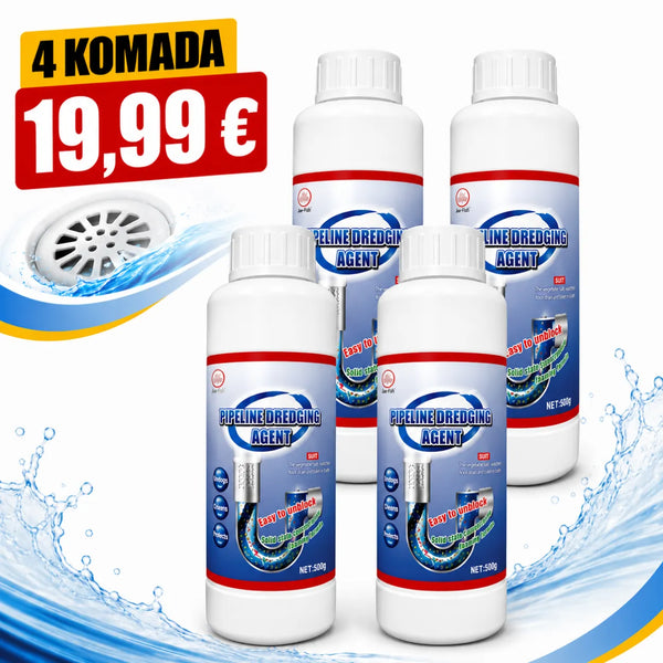 Kemijski odčepljivač odvoda 500 g – set 4 komada