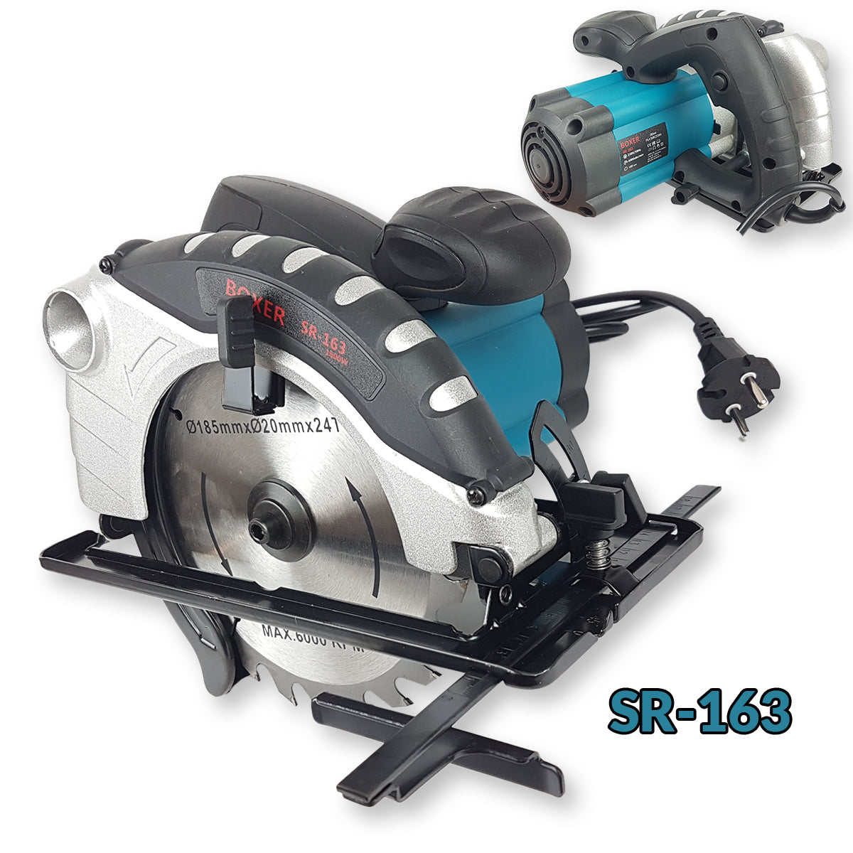 Boxer cirularna pila za drvo 185mm sa laserom BX 012 - Mediteran Shop