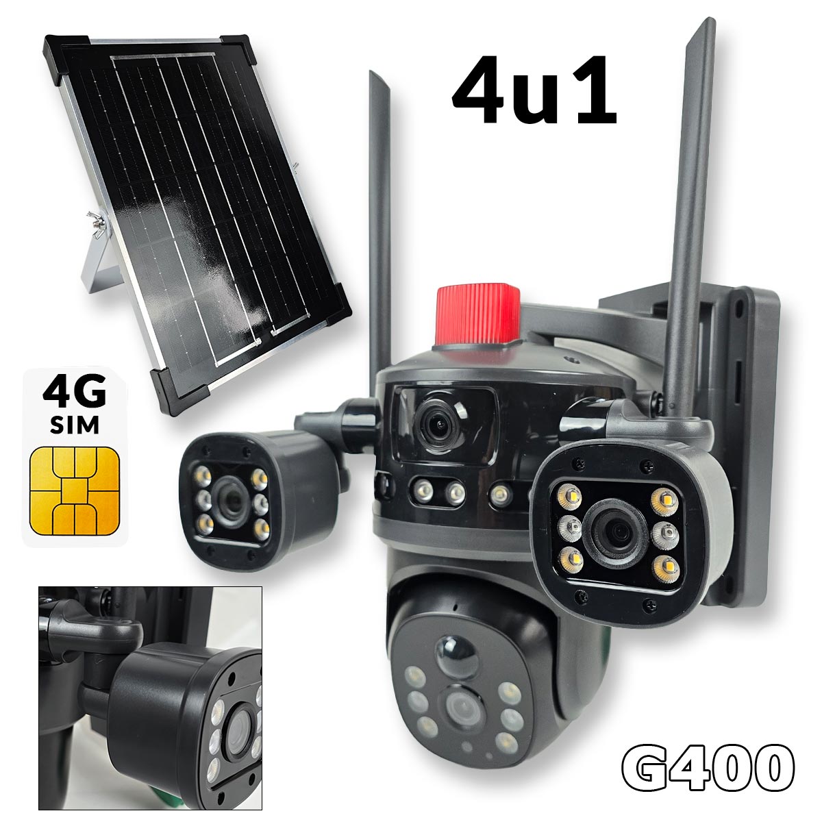 4G Solarna 4u1 kamera G400