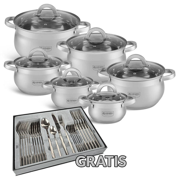 Set INOX posuđa sa priborom GRATIS