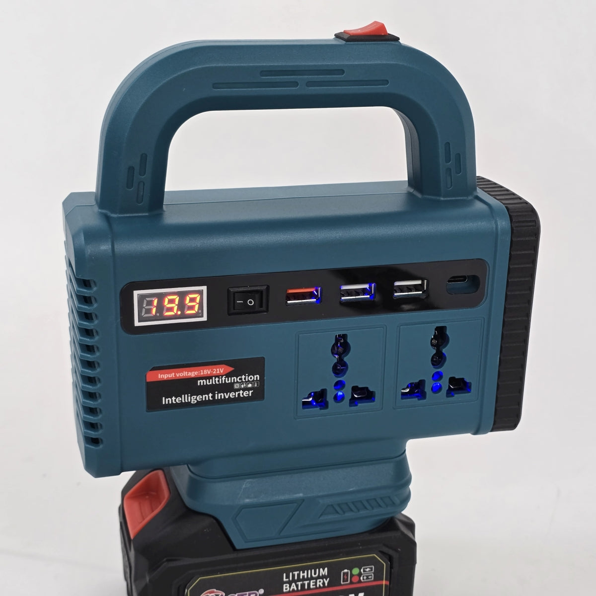 Inverter 21V u 220V - Markita prihvat MAX 150W EL026
