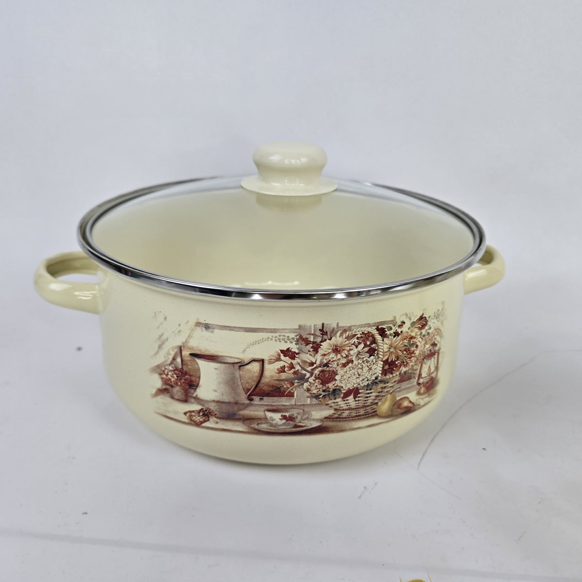 Set emajliranog posuđa - 10 dijelni set Retro