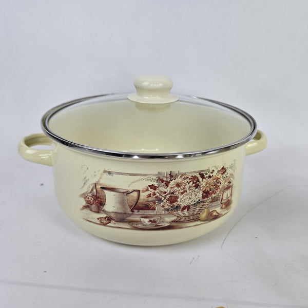 Set emajliranog posuđa - 10 dijelni set Retro