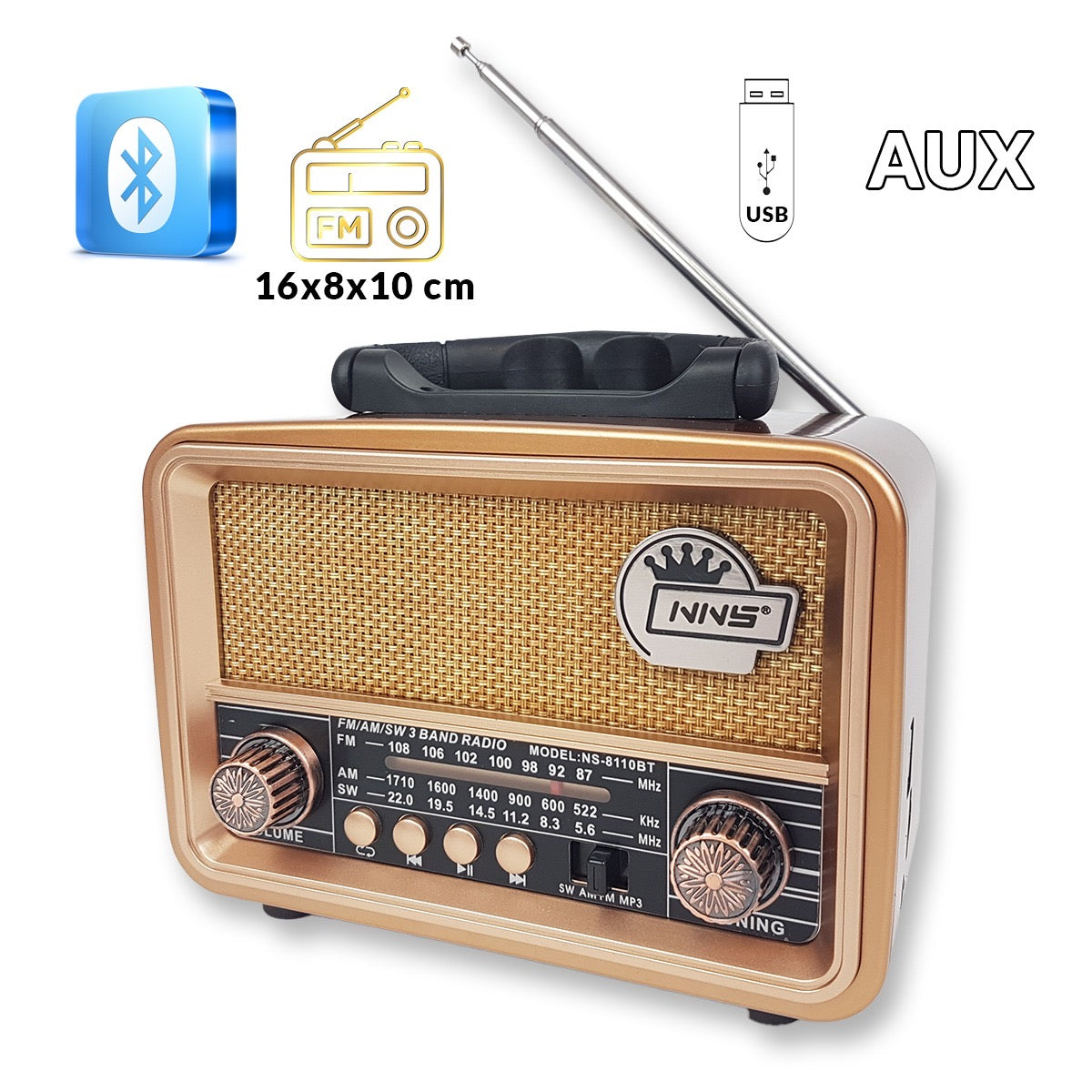 Bluetooth radio G-135 - Mediteran Shop