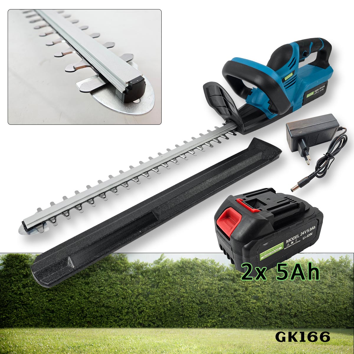 Aku trimer za živicu GK166 - Mediteran Shop