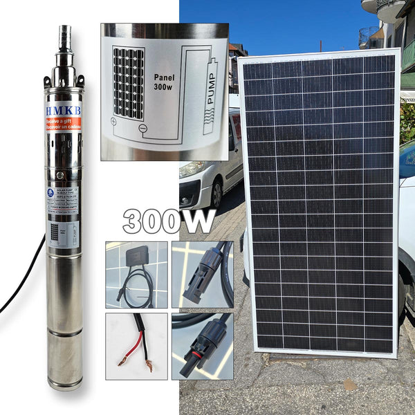 Arteška pumpa sa solarnim panelom 300W G543