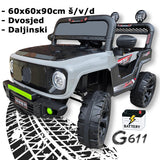 Džip na akumulator s daljinskim upravljačem G611 - Mediteran Shop
