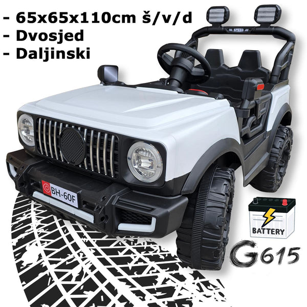 Džip na akumulator s daljinskim upravljačem G615 - Mediteran Shop