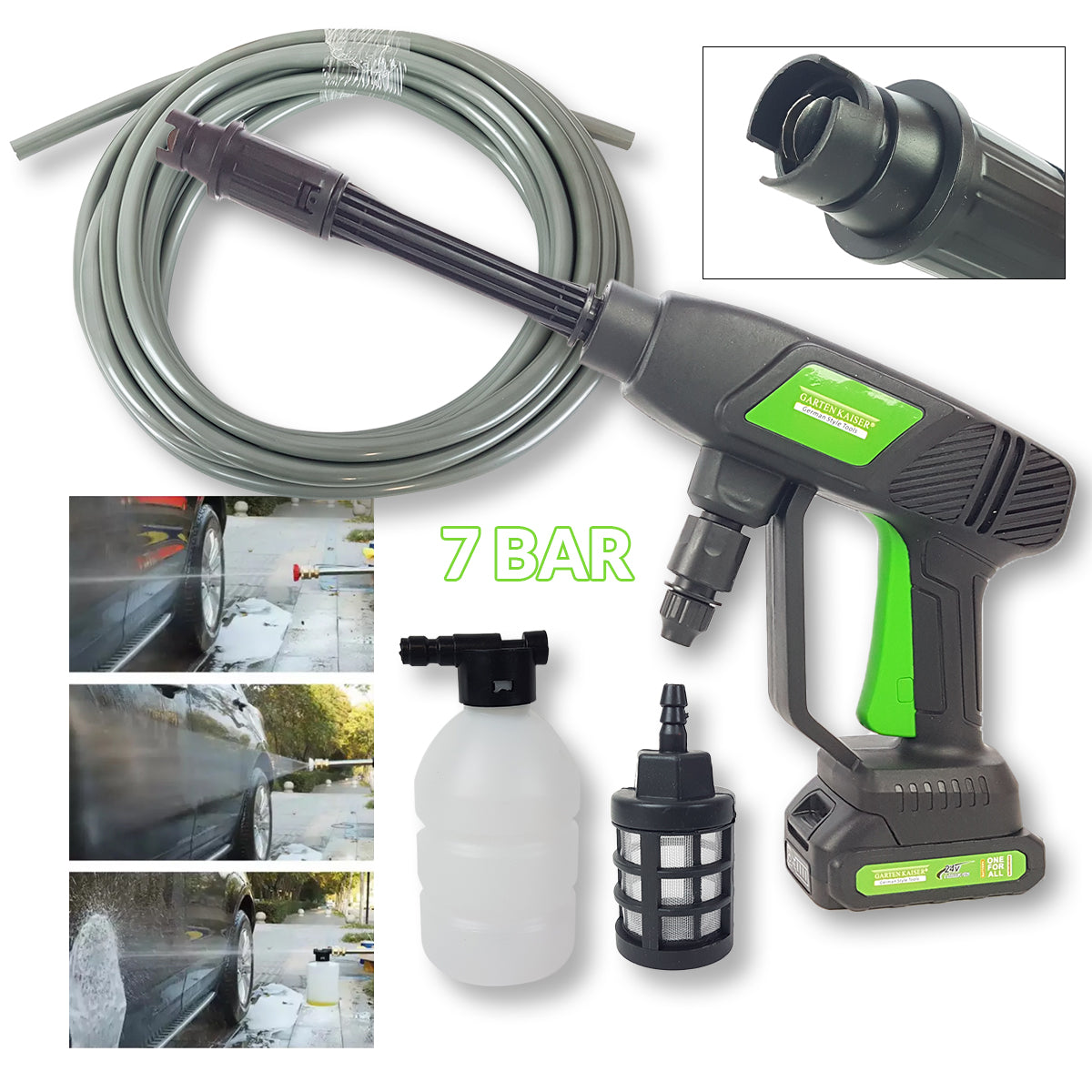 GK aku visokotlačni perač 24V – Mediteran Shop