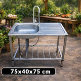 Inox Samostojeći sudoper za vrt G609 - Mediteran Shop