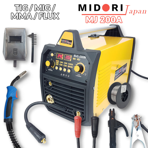 Inverter 200A TIG MIG MMA FLUX Midori Japan - Mediteran Shop