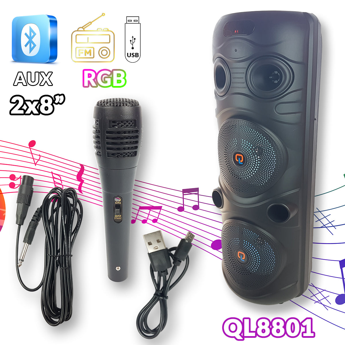 Karaoke Bluetooth zvučnik QL8801