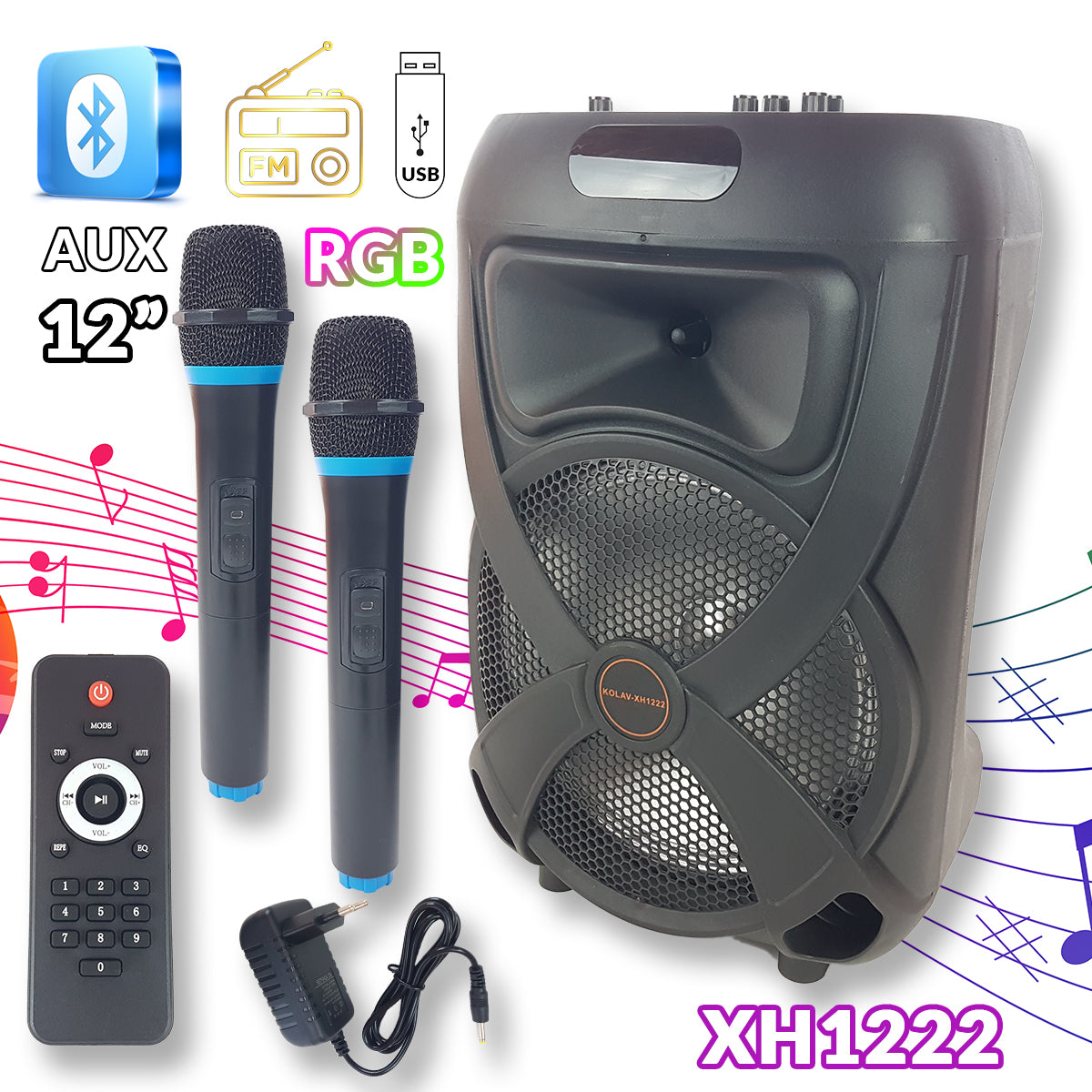 Karaoke Bluetooth zvučnik XH1222