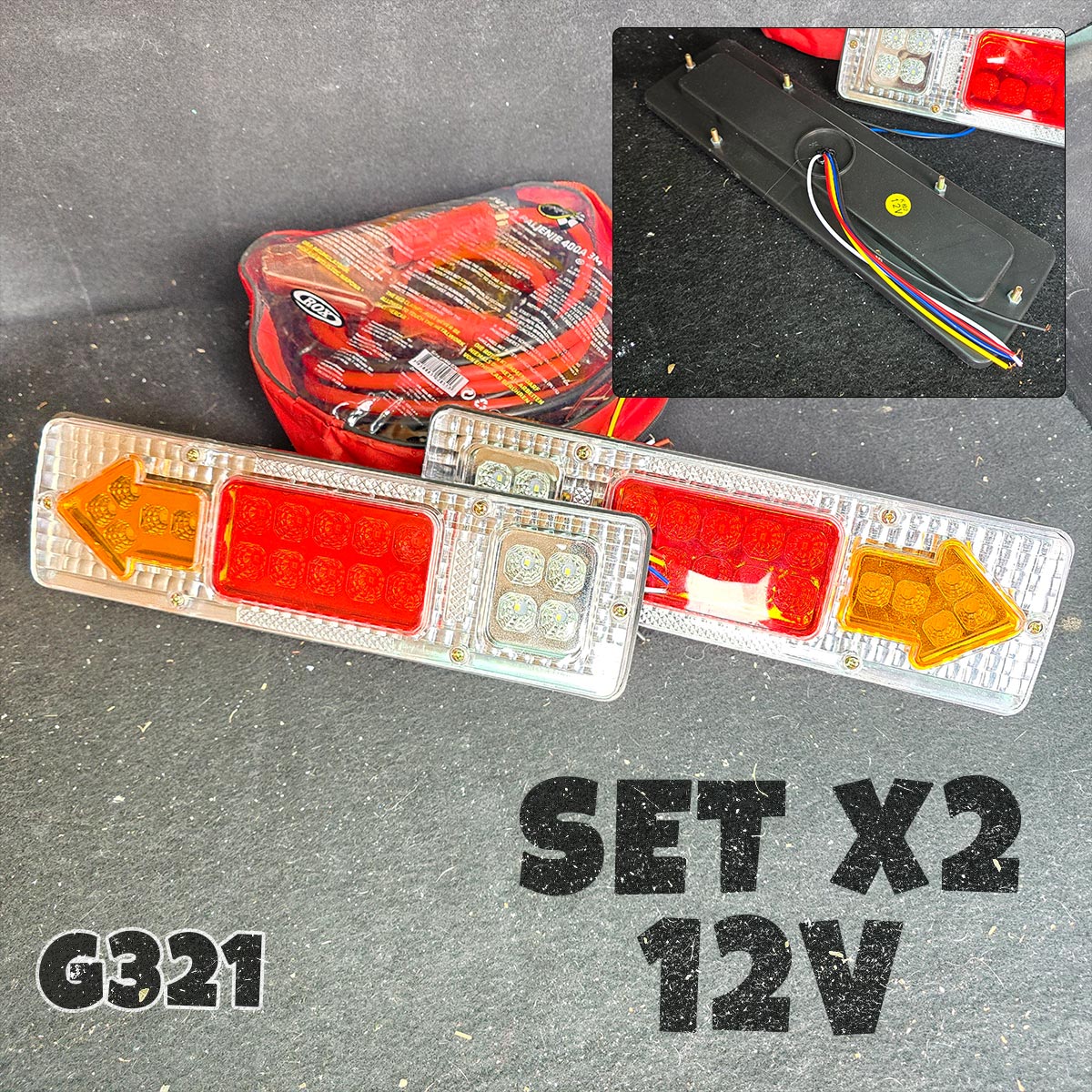 LED svijetlo za automobile - farovi SET 2x G321