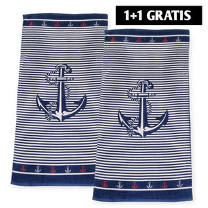Ručnik za plažu Sidro 1+1 GRATIS - Mediteran Shop