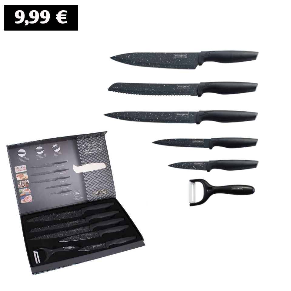 Set noževa od 5 komada + gulilica - Mediteran Shop