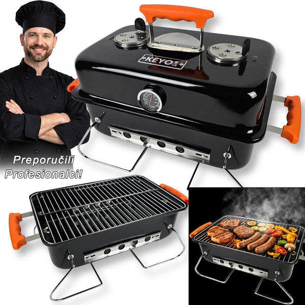 Prijenosni roštilj - PRO model G731 - Mediteran Shop