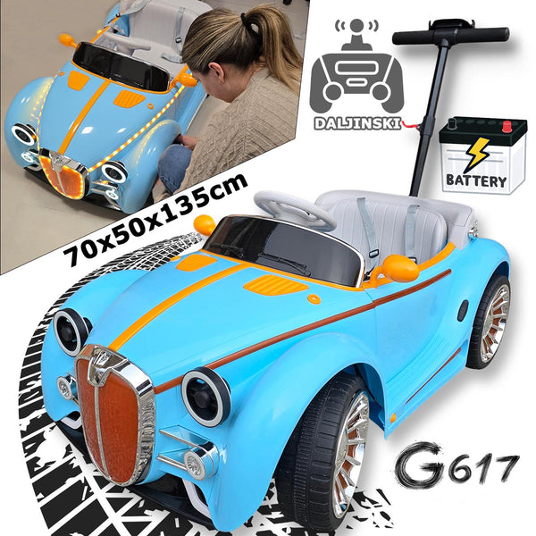 Retro auto na akumulator s daljinskim upravljačem G617 - Mediteran Shop