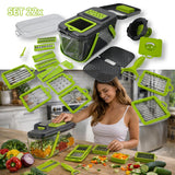Ribež i sjeckalo za povrće - 22 dijelni set G687 - Mediteran Shop