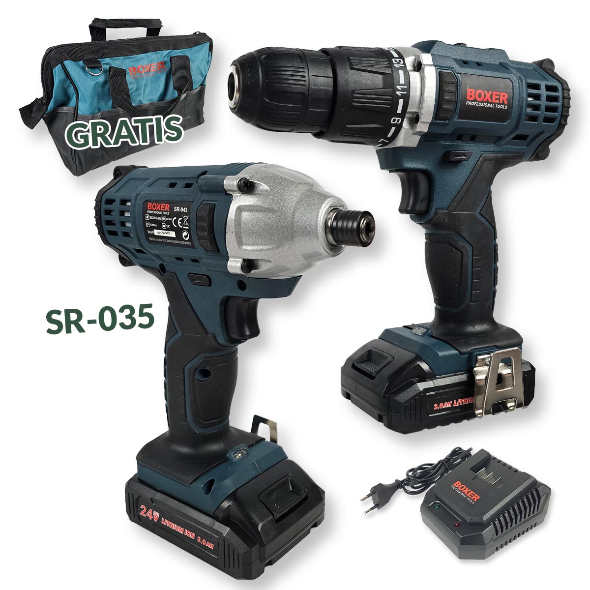 Boxer PRO aku bušilica i udarna bušilica