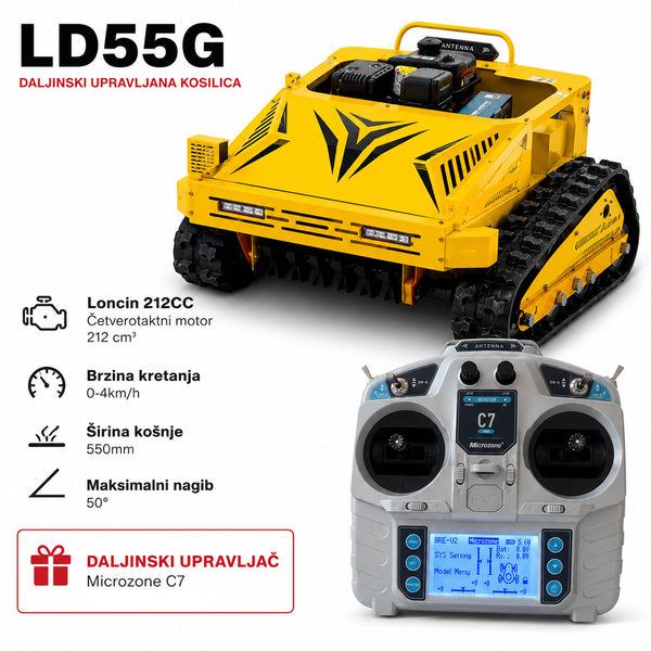 Samohodna kosilica na gusjenicama LONCIN četverotaktni motor LD55G