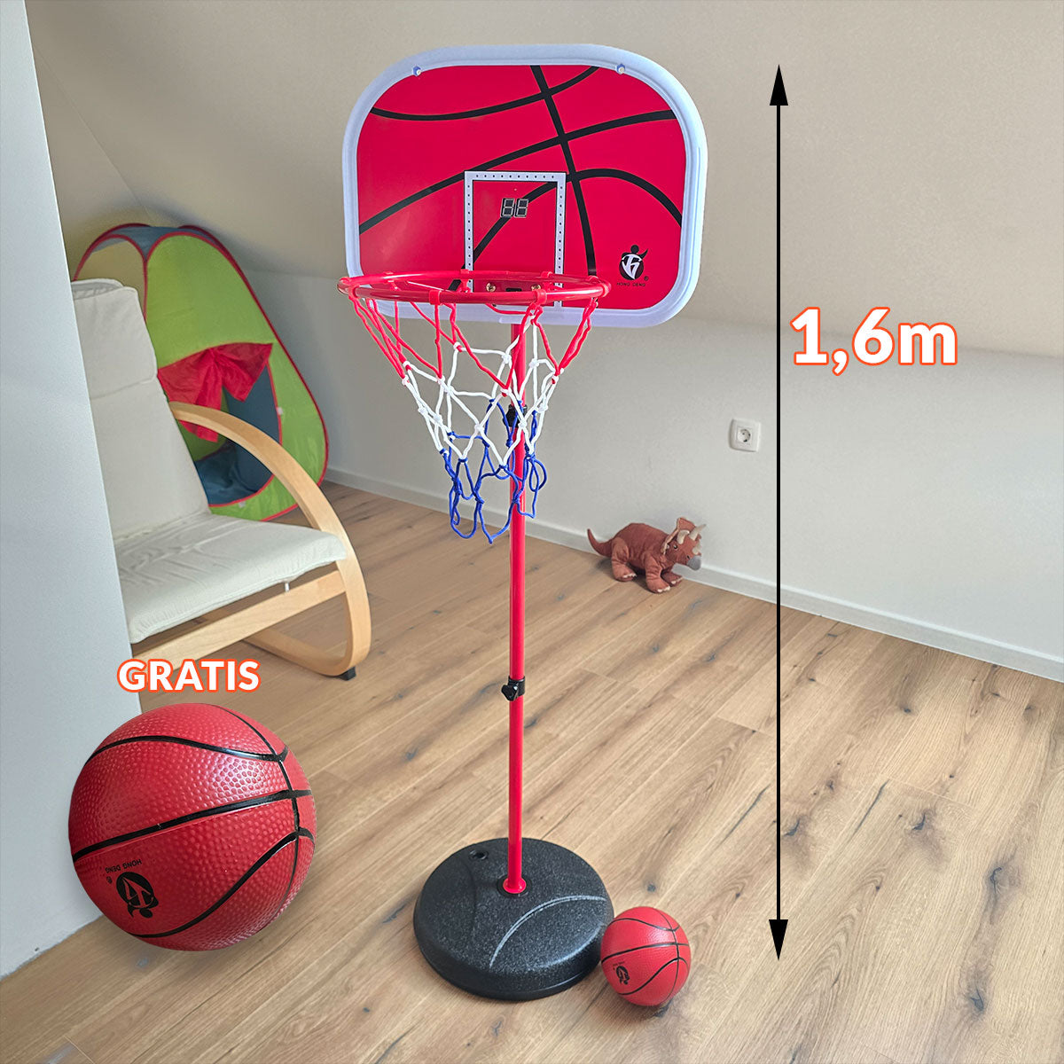 Set za košarku 1,6m NA-333
