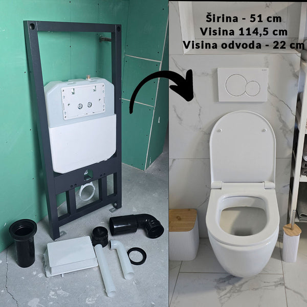 Ugradbeni vodokotlić G783
