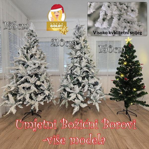 Umjetni Božićni Borovi - snijeg