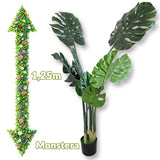 Umjetni cvijet - Monstera 1,25m G704 - Mediteran Shop
