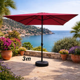 Vrtni suncobran G657 - Bordo - Mediteran Shop