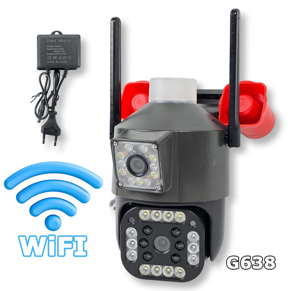 WiFi kamera 2u1 sa sirenom G638 - Mediteran Shop