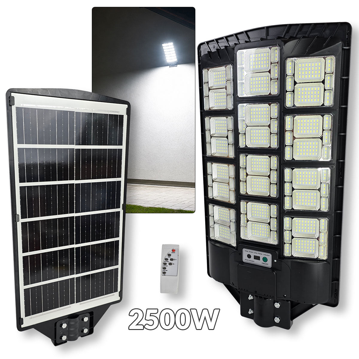 XXL Solarni LED reflektor 2500W NA312