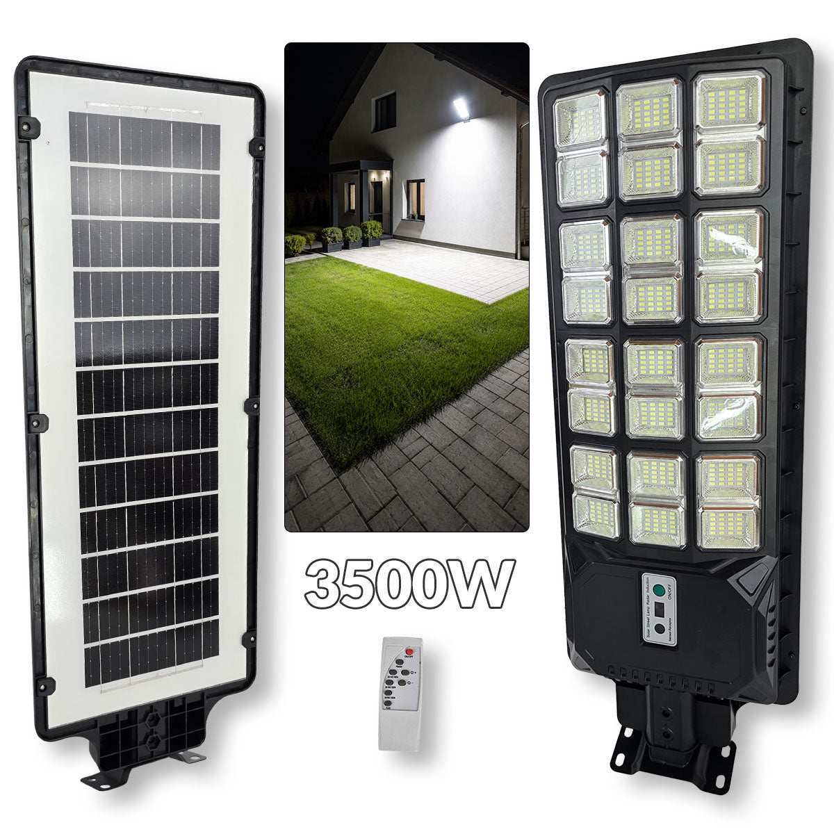 XXL Solarni LED reflektor 3500W NA314