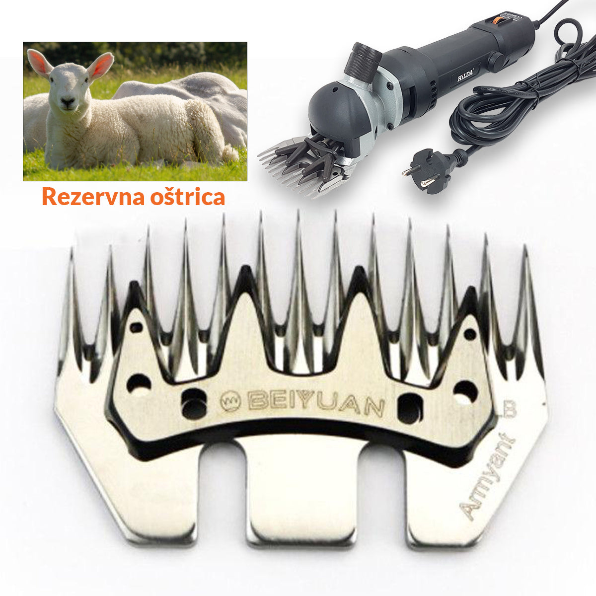 Rezervne škare za šišač ovaca - Mediteran Shop