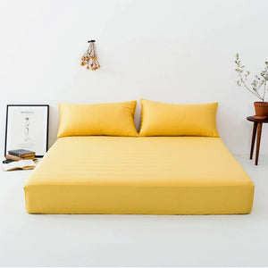 Plahta za krevet s gumicom (Žuta) - Mediteran Shop
