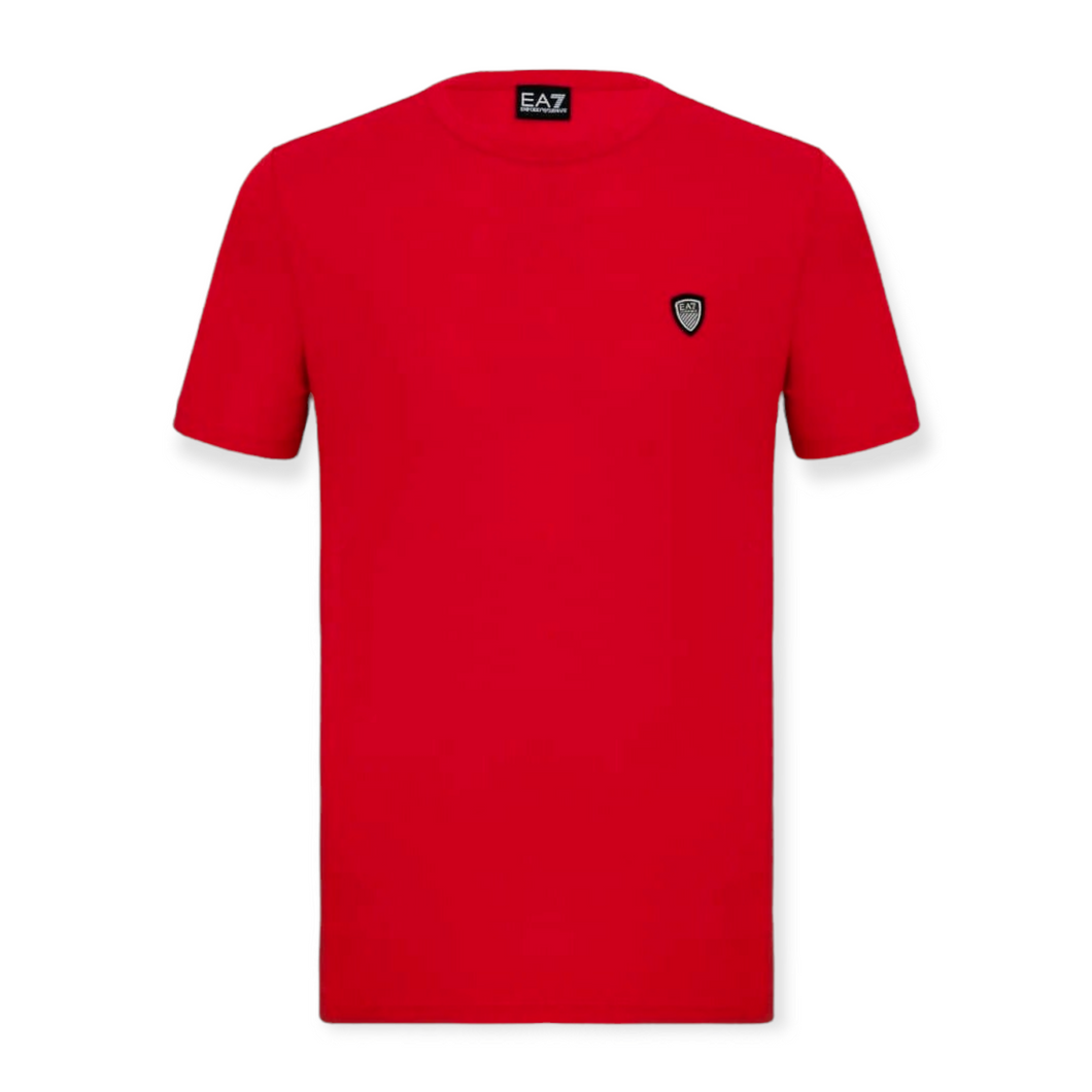 Emporio Armani majica s okruglim izrezom, muška crvena - Mediteran Shop