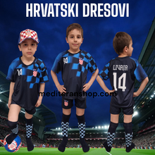 Učitajte sliku u preglednik galerije, Dječji nogometni Hrvatski dres (2022/2023) Livaja - Mediteran Shop
