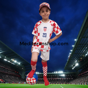 Dječji nogometni Hrvatski dres (2022/2023) Gvardiol - Mediteran Shop